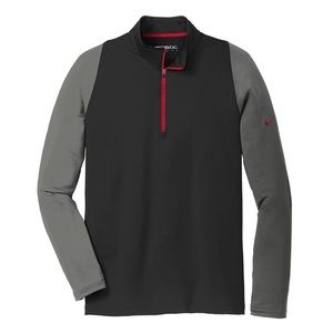 NEW Nike Golf Dri-FIT Stretch 1/2-Zip Cover-Up Pullover Size‎ XXL Black Grey Red